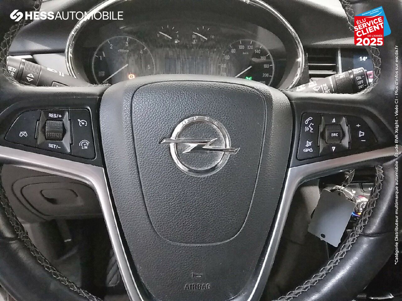 Véhicule d'occasion OPEL MOKKA X 1.6 CDTI 136CH ELITE 4X2 SIEGE CHAUF GPS CUIR chez Opel Nancy