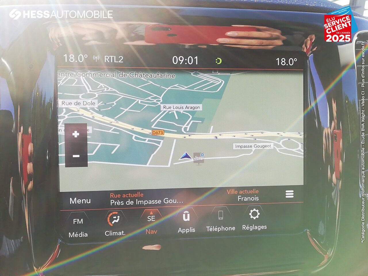 Véhicule d'occasion JEEP COMPASS 1.6 MULTIJET II 120CH BROOKLYN EDITION 4X2 GPS CAMERA chez Fiat Besançon