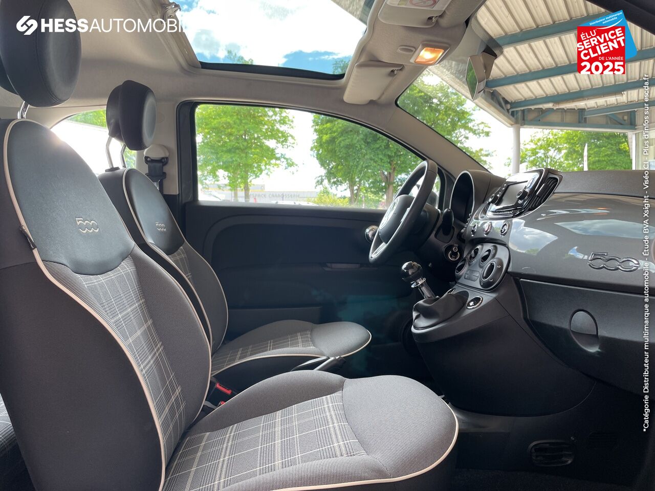 Véhicule d'occasion FIAT 500 1.2 8V 69CH LOUNGE TPANO chez Fiat Dijon