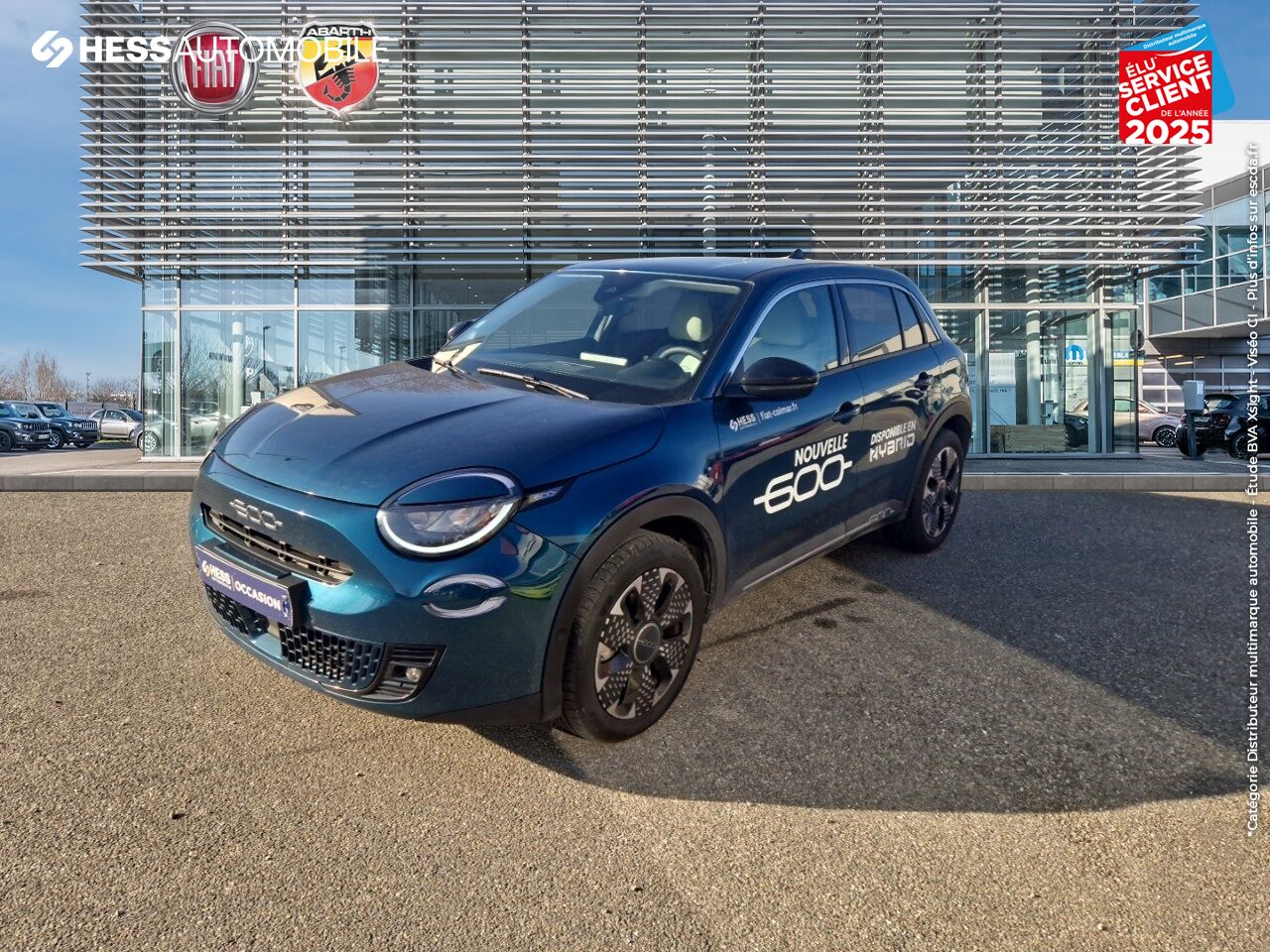 Véhicule neuf FIAT 600 1.2 HYBRID 100CH LA PRIMA DCT6 chez Fiat Colmar