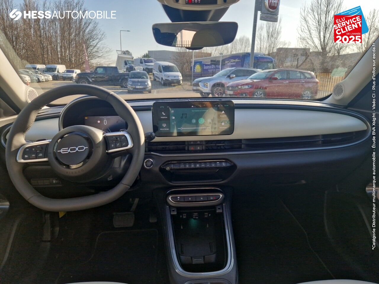 Véhicule neuf FIAT 600 1.2 HYBRID 100CH LA PRIMA DCT6 chez Fiat Colmar