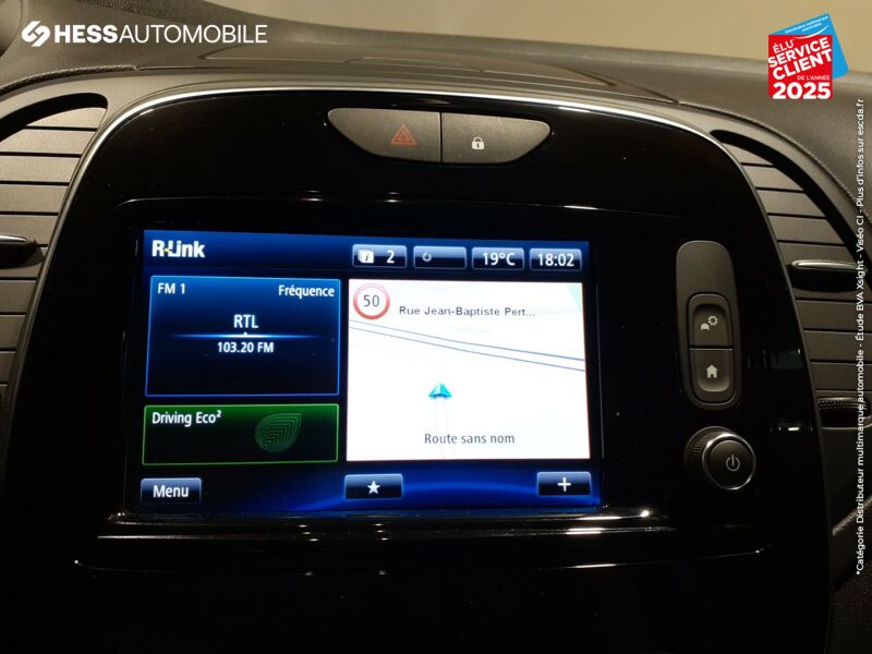 Véhicule d'occasion RENAULT CAPTUR 1.3 TCE 150CH FAP INTENS GPS RADAR AR chez Renault Montbéliard