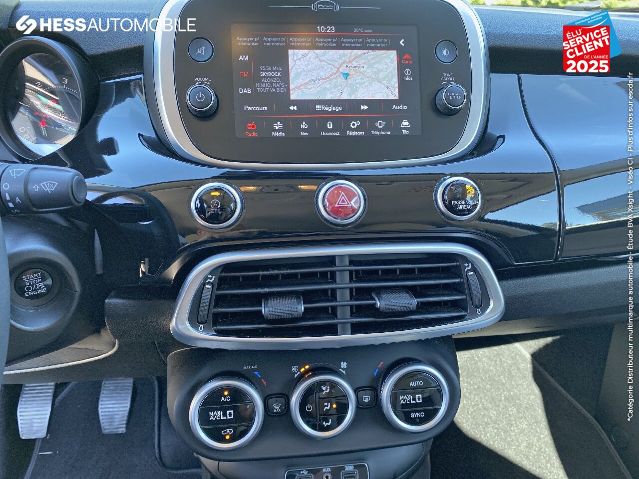 Véhicule d'occasion FIAT 500X 1.6 MULTIJET 16V 120CH LOUNGE chez Fiat Besançon
