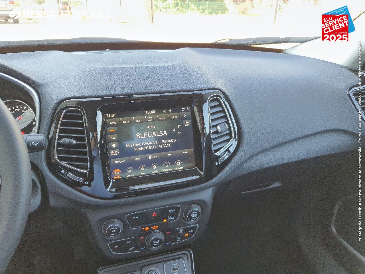 Véhicule d'occasion JEEP COMPASS 1.3 GSE T4 130CH BROOKLYN EDITION 4X2 chez Fiat Colmar