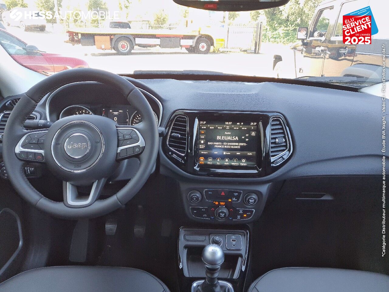 Véhicule d'occasion JEEP COMPASS 1.3 GSE T4 130CH BROOKLYN EDITION 4X2 chez Fiat Colmar