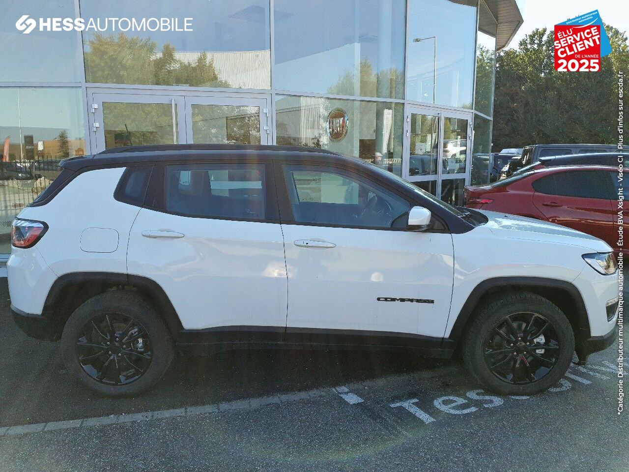 Véhicule d'occasion JEEP COMPASS 1.3 GSE T4 130CH BROOKLYN EDITION 4X2 chez Fiat Colmar