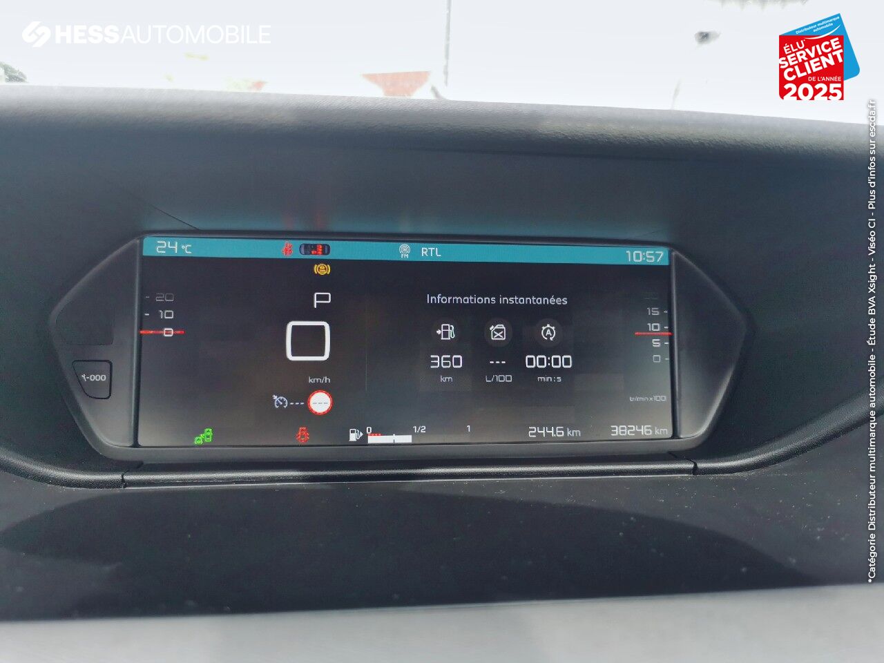 Véhicule d'occasion CITROEN C4 SPACETOURER PURETECH 130CH S/S FEEL EAT8 7CV chez HESS Automobile