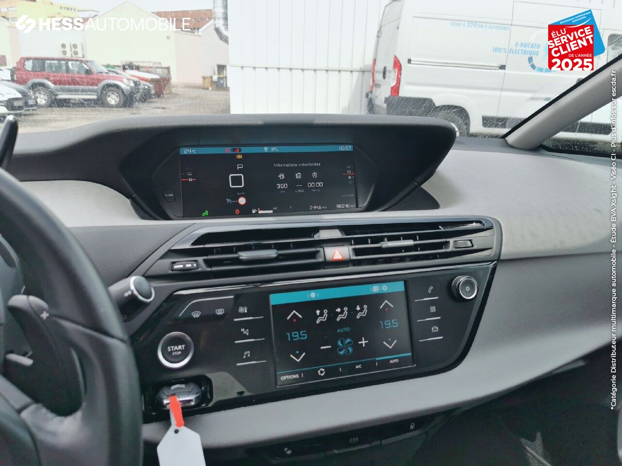 Véhicule d'occasion CITROEN C4 SPACETOURER PURETECH 130CH S/S FEEL EAT8 7CV chez HESS Automobile
