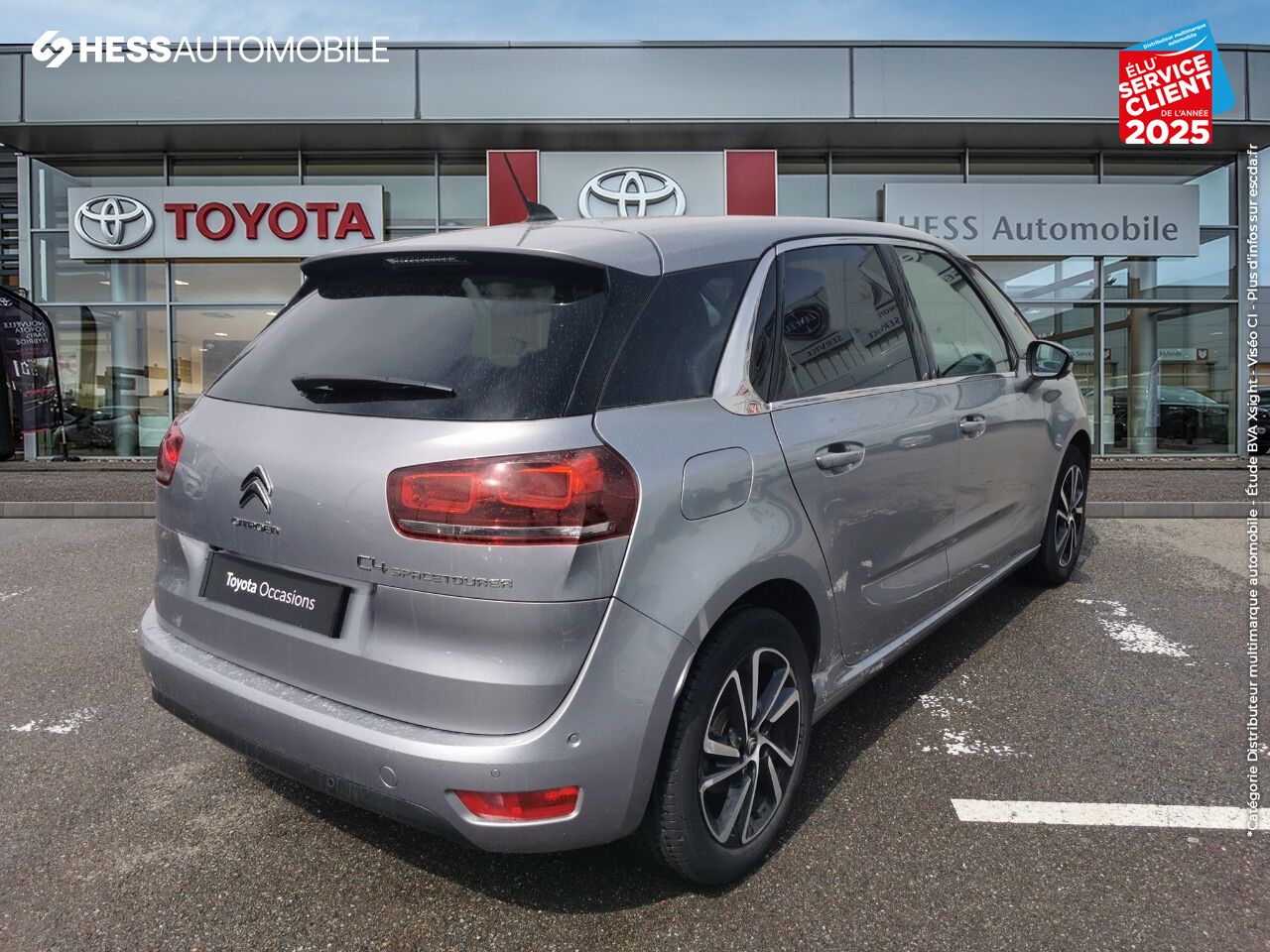 Véhicule d'occasion CITROEN C4 SPACETOURER PURETECH 130CH S/S FEEL EAT8 7CV chez HESS Automobile
