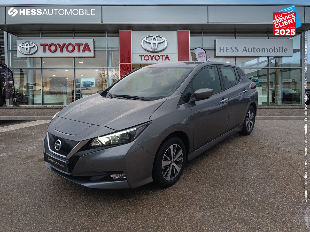 Véhicule d'occasion NISSAN LEAF 150CH 40KWH ACENTA 21.5 CAMERA chez Nissan Belfort