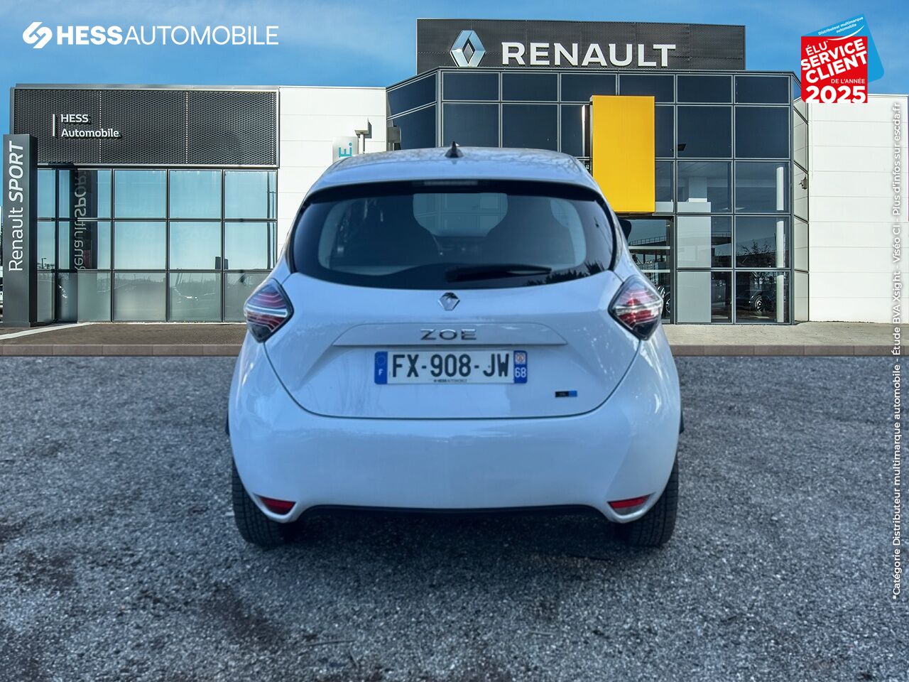 Véhicule d'occasion RENAULT ZOE LIFE CHARGE NORMALE R110 ACHAT INTEGRAL - 20 chez Renault Colmar