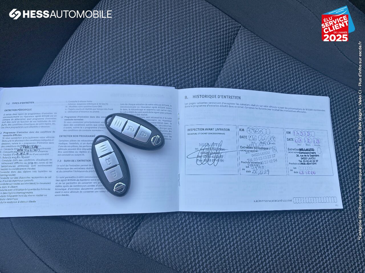 Véhicule d'occasion NISSAN QASHQAI 1.5 DCI 110CH N-CONNECTA GPS CAM360 chez Nissan Nancy