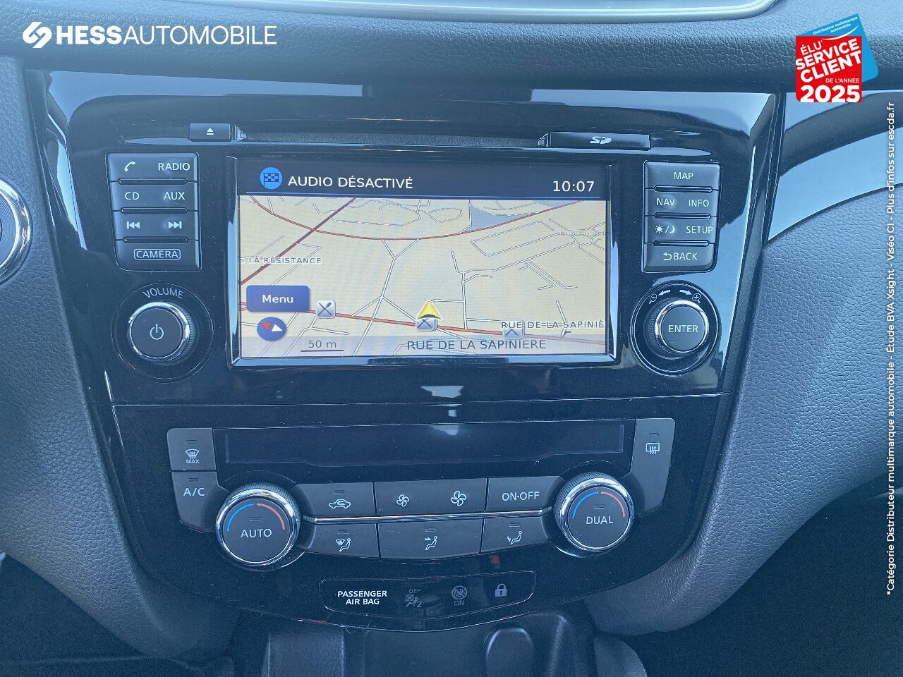 Véhicule d'occasion NISSAN QASHQAI 1.5 DCI 110CH N-CONNECTA GPS CAM360 chez Nissan Nancy