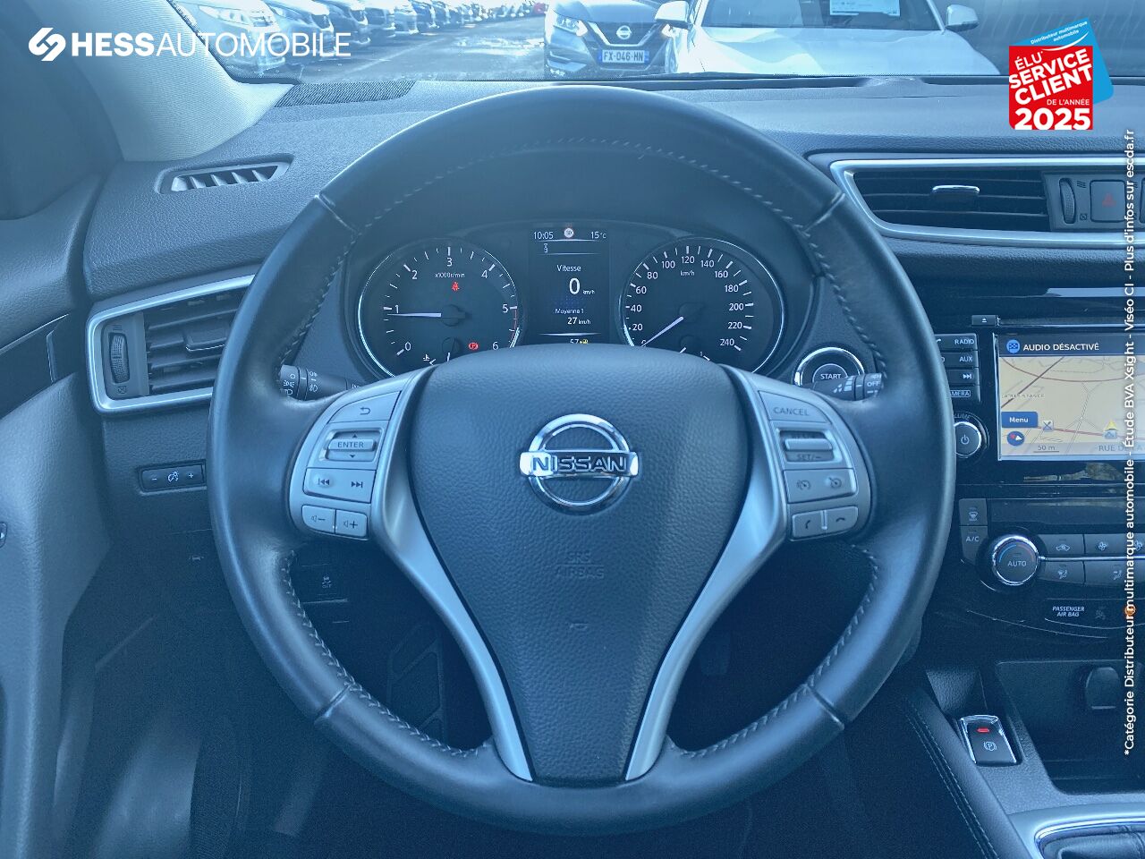 Véhicule d'occasion NISSAN QASHQAI 1.5 DCI 110CH N-CONNECTA GPS CAM360 chez Nissan Nancy