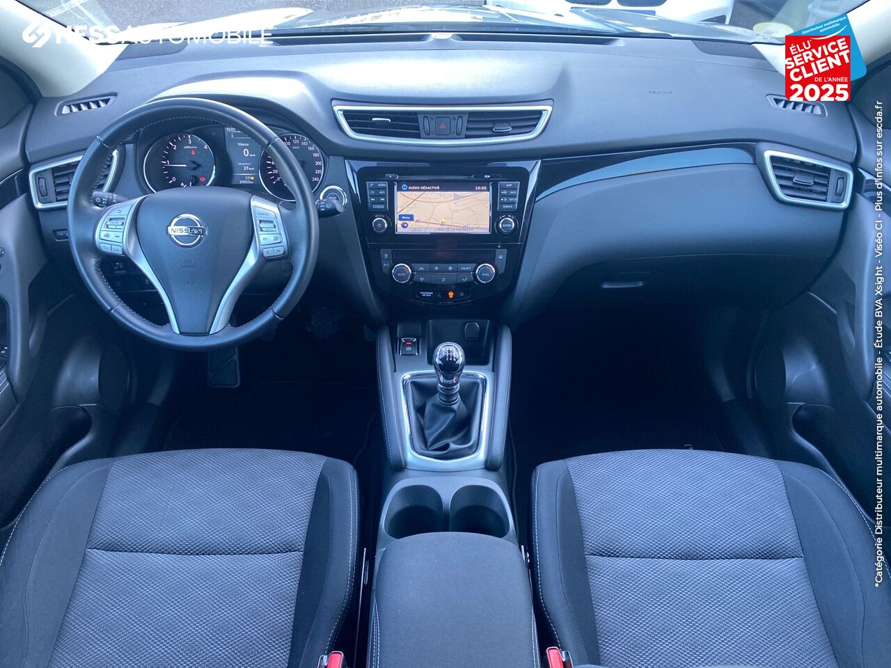 Véhicule d'occasion NISSAN QASHQAI 1.5 DCI 110CH N-CONNECTA GPS CAM360 chez Nissan Nancy