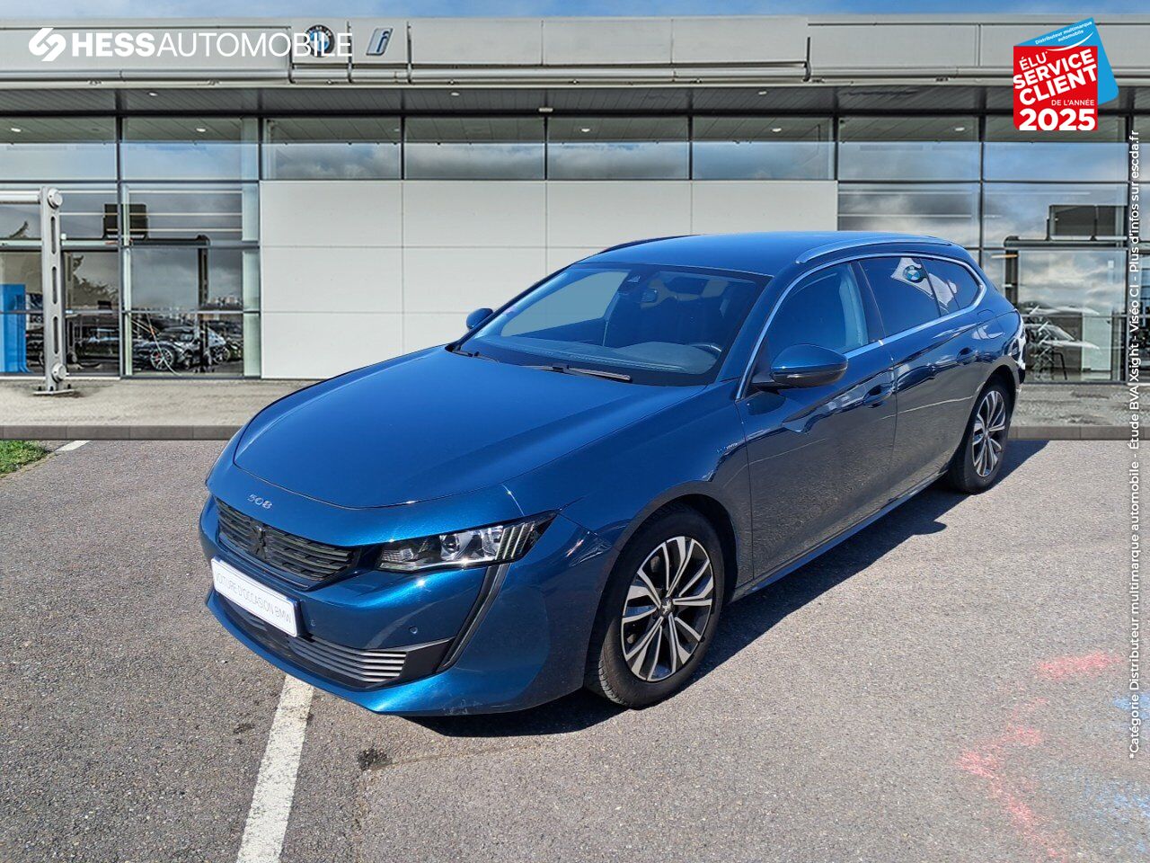 Véhicule d'occasion PEUGEOT 508 SW HYBRID 225CH ALLURE PACK E-EAT8 chez Renault Colmar