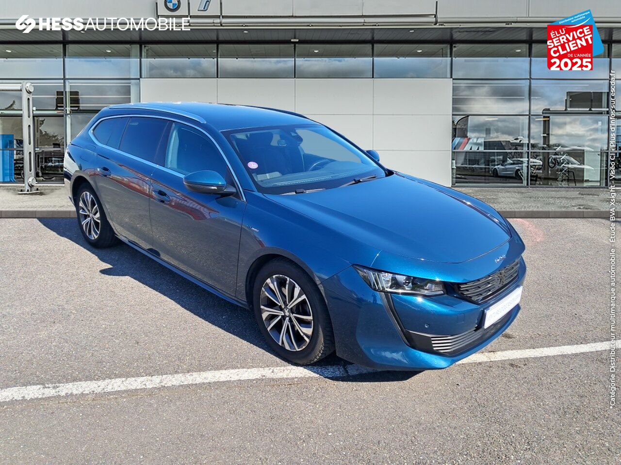 Véhicule d'occasion PEUGEOT 508 SW HYBRID 225CH ALLURE PACK E-EAT8 chez Renault Colmar