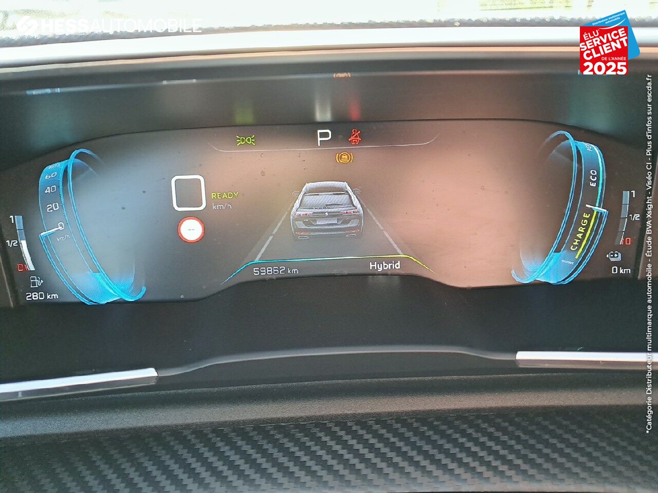 Véhicule d'occasion PEUGEOT 508 SW HYBRID 225CH ALLURE PACK E-EAT8 chez Renault Colmar