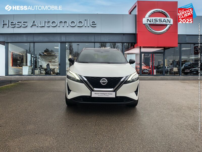 Véhicule d'occasion NISSAN QASHQAI 1.3 MILD HYBRID 158CH TEKNA+ XTRONIC TPANO SIEGE CHAUF/MASSANT GPS CAMERA chez Nissan Beaune