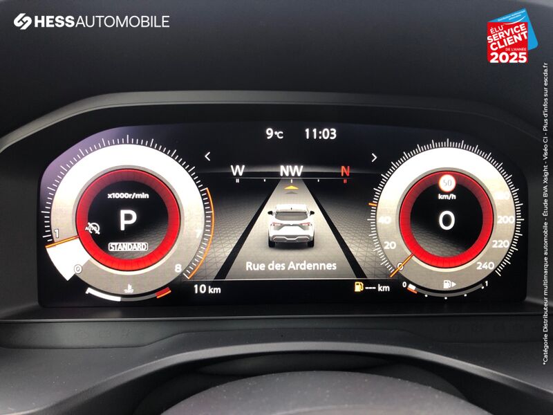 Véhicule d'occasion NISSAN QASHQAI 1.3 MILD HYBRID 158CH TEKNA+ XTRONIC TPANO SIEGE CHAUF/MASSANT GPS CAMERA chez Nissan Beaune