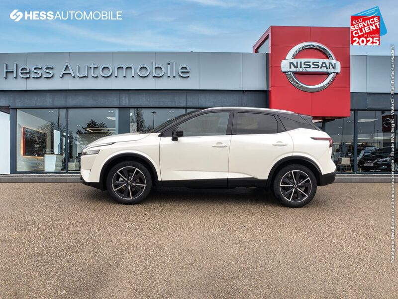 Véhicule d'occasion NISSAN QASHQAI 1.3 MILD HYBRID 158CH TEKNA+ XTRONIC TPANO SIEGE CHAUF/MASSANT GPS CAMERA chez Nissan Beaune