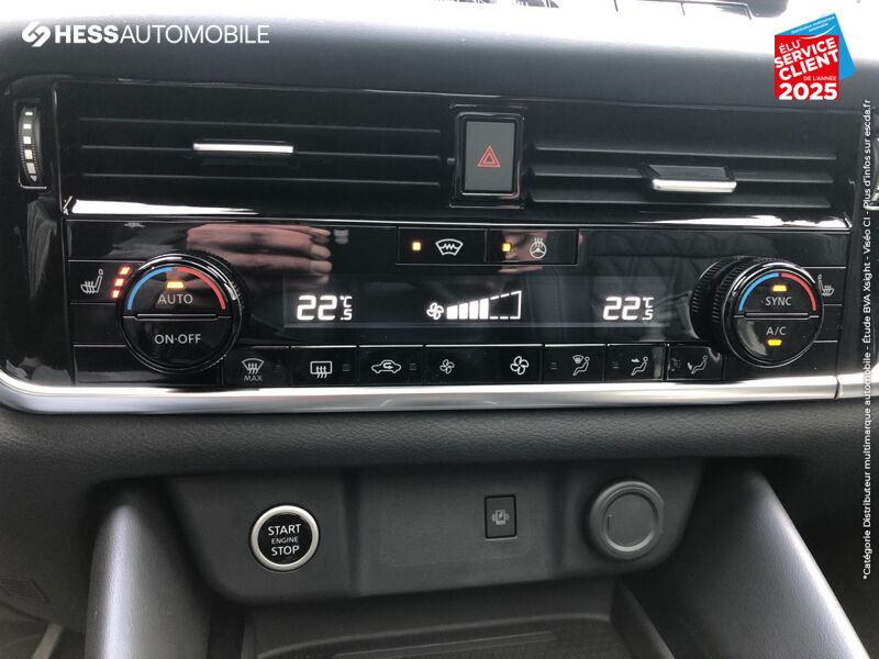 Véhicule d'occasion NISSAN QASHQAI 1.3 MILD HYBRID 158CH TEKNA+ XTRONIC TPANO SIEGE CHAUF/MASSANT GPS CAMERA chez Nissan Beaune