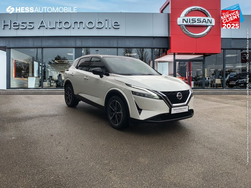 Véhicule d'occasion NISSAN QASHQAI 1.3 MILD HYBRID 158CH TEKNA+ XTRONIC TPANO SIEGE CHAUF/MASSANT GPS CAMERA chez Nissan Beaune