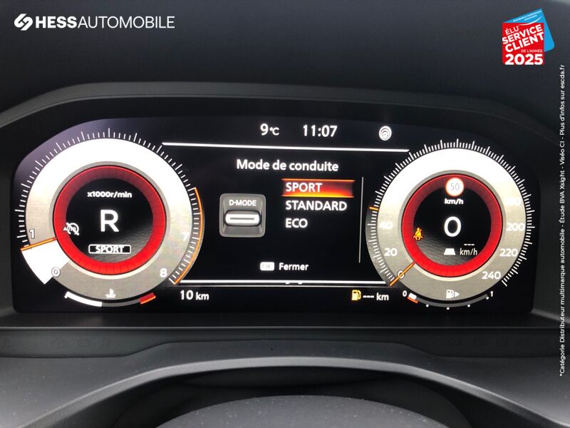 Véhicule d'occasion NISSAN QASHQAI 1.3 MILD HYBRID 158CH TEKNA+ XTRONIC TPANO SIEGE CHAUF/MASSANT GPS CAMERA chez Nissan Beaune