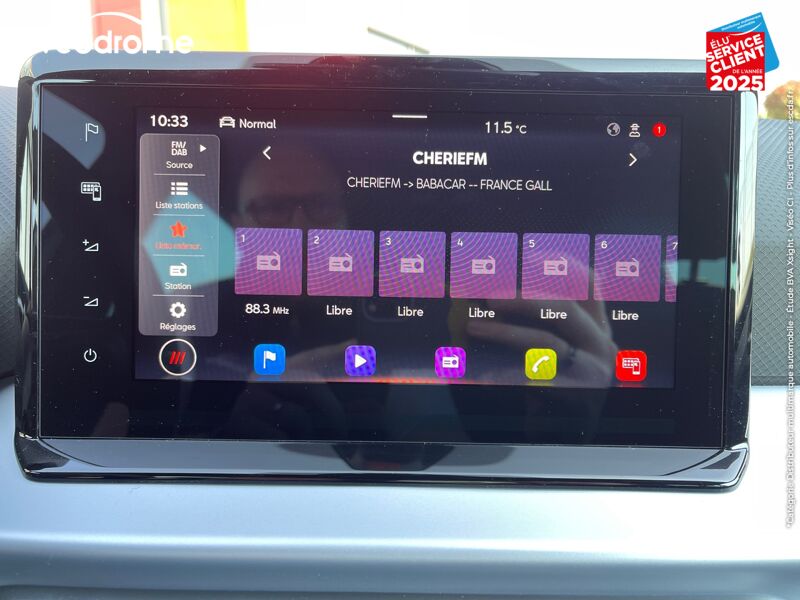 Véhicule d'occasion SEAT ARONA 1.0 TSI 110CH FR DSG7 CAMERA GPS RADAR AV/AR APPLE CARPLAY/ANDROID AUTO chez Le Veodrome
