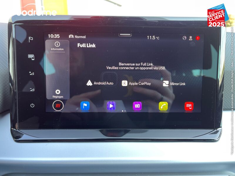 Véhicule d'occasion SEAT ARONA 1.0 TSI 110CH FR DSG7 CAMERA GPS RADAR AV/AR APPLE CARPLAY/ANDROID AUTO chez Le Veodrome