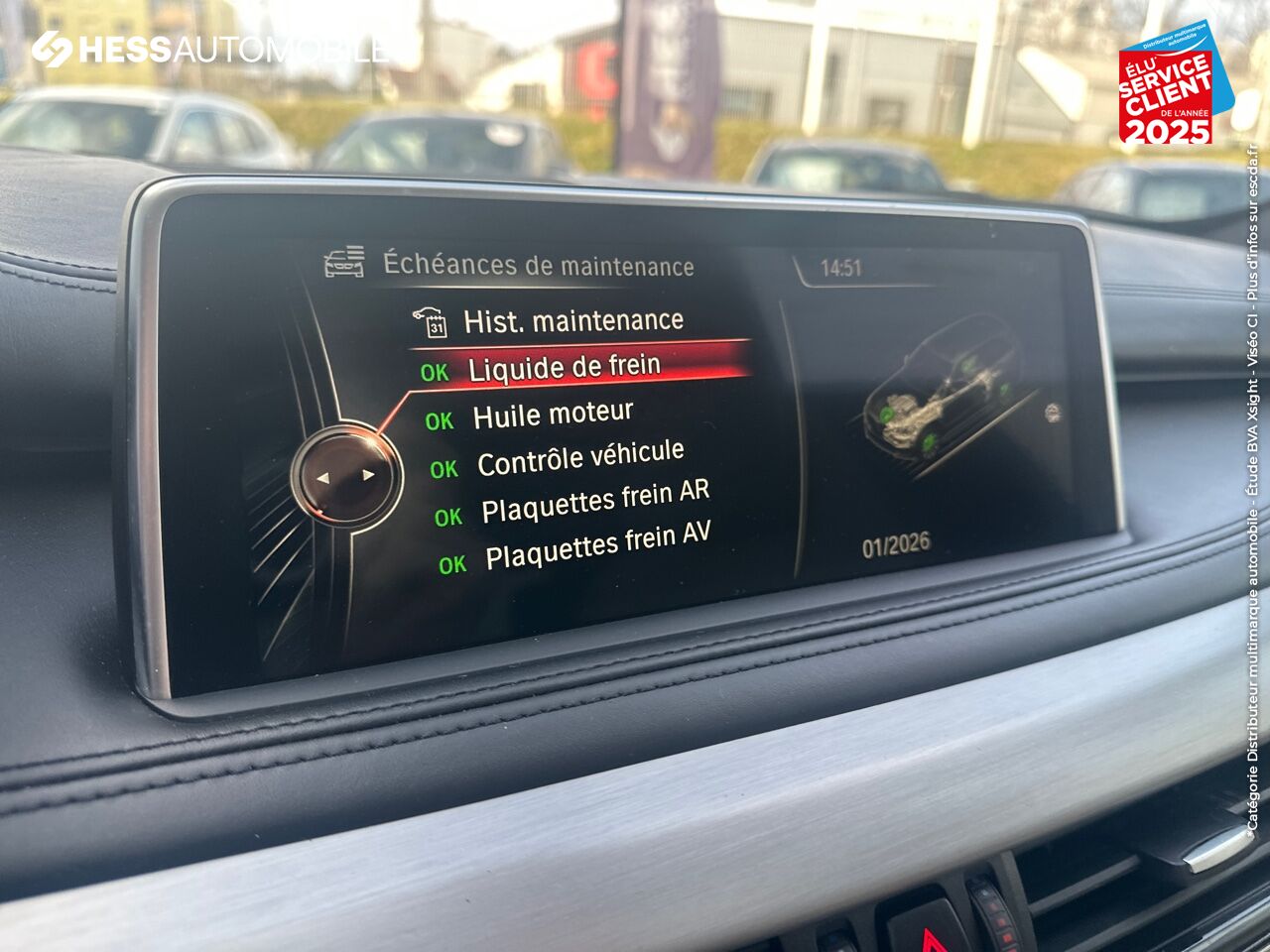Véhicule d'occasion BMW X5 XDRIVE40DA 313CH M SPORT TOUVRANT SIEGES CHAUF/CUIR GPS CAMERA chez BMW Belfort