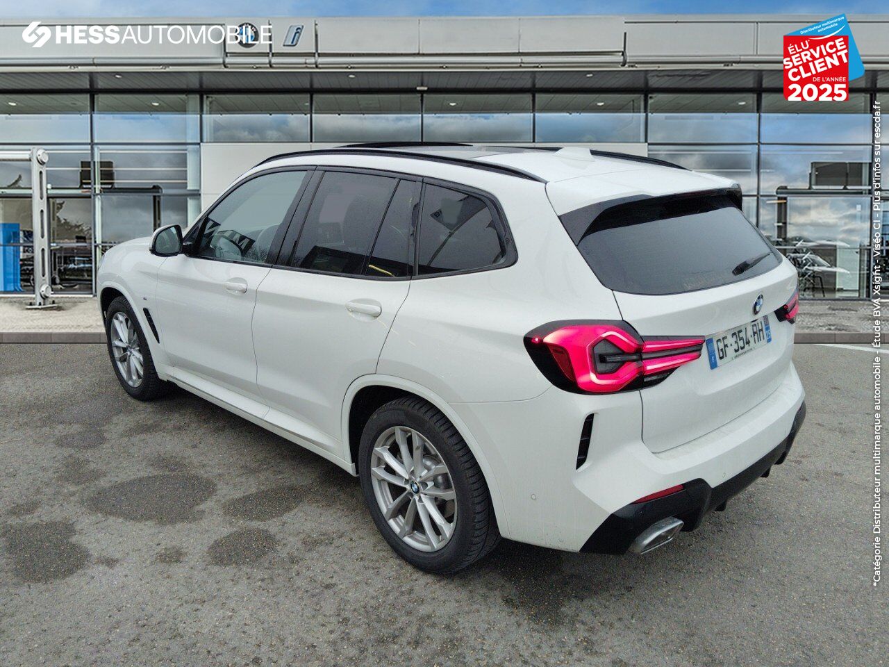 Véhicule d'occasion BMW X3 XDRIVE20D 190CH M SPORT TOUVRANT SIEGES CUIR GPS chez BMW Pontarlier