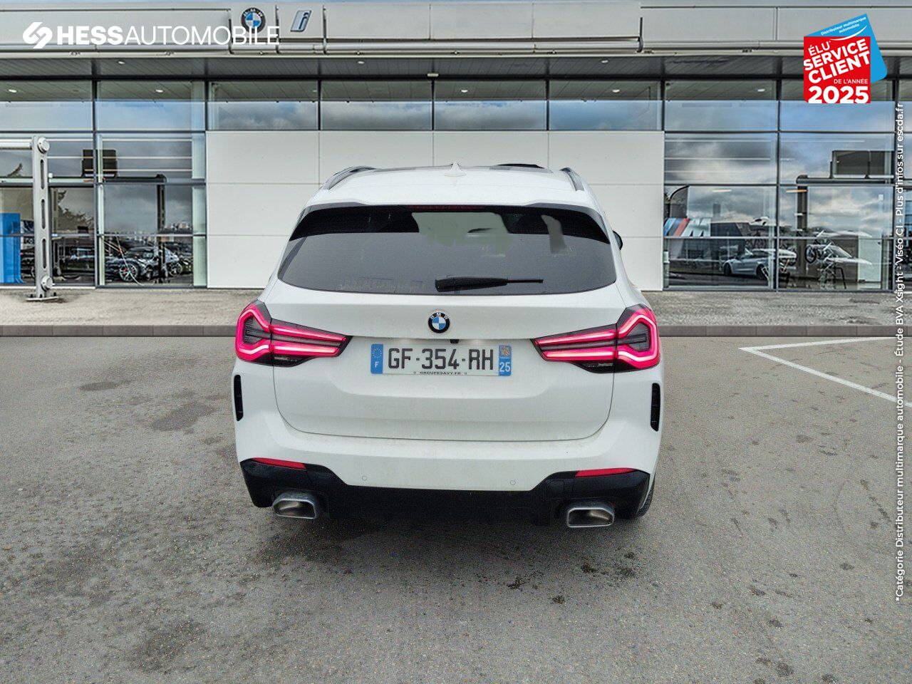 Véhicule d'occasion BMW X3 XDRIVE20D 190CH M SPORT TOUVRANT SIEGES CUIR GPS chez BMW Pontarlier