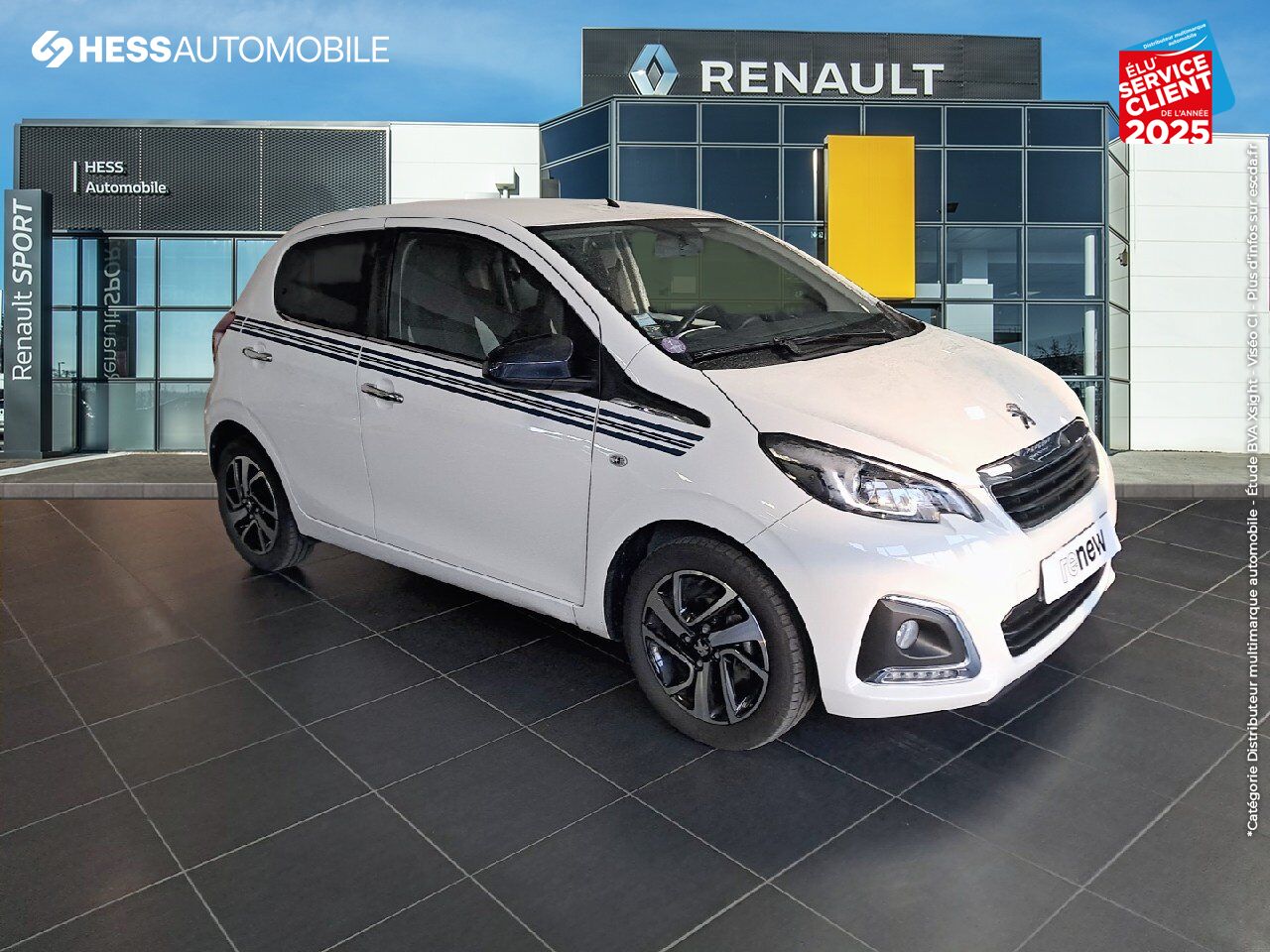 Véhicule d'occasion PEUGEOT 108 1.2 PURETECH GT LINE 5P chez Renault Saint-Louis