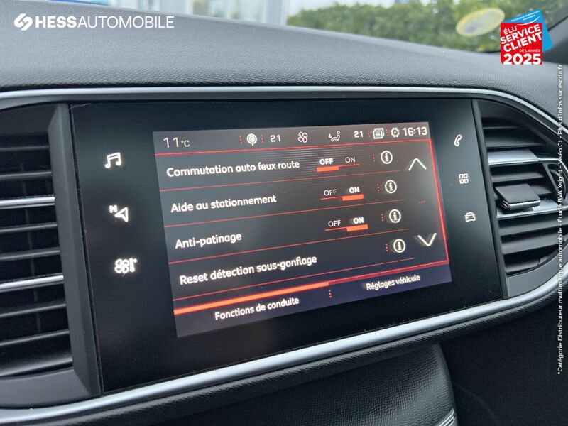 Véhicule d'occasion PEUGEOT 308 1.5 BLUEHDI 130CH S/S GT LINE TPANO GPS RADAR AV/AR CARPLAY chez Peugeot Hirson