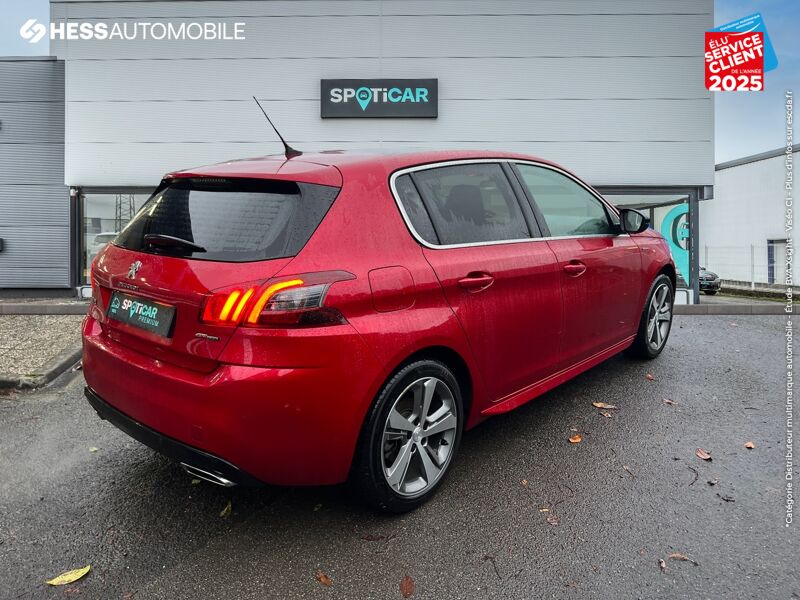Véhicule d'occasion PEUGEOT 308 1.5 BLUEHDI 130CH S/S GT LINE TPANO GPS RADAR AV/AR CARPLAY chez Peugeot Hirson