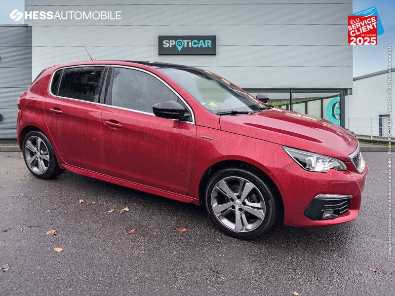 Véhicule d'occasion PEUGEOT 308 1.5 BLUEHDI 130CH S/S GT LINE TPANO GPS RADAR AV/AR CARPLAY chez Peugeot Hirson
