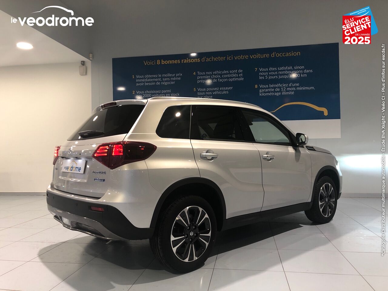 Véhicule d'occasion SUZUKI VITARA 1.4 BOOSTERJET HYBRID 129CH STYLE -23 CAMERA chez Le Veodrome