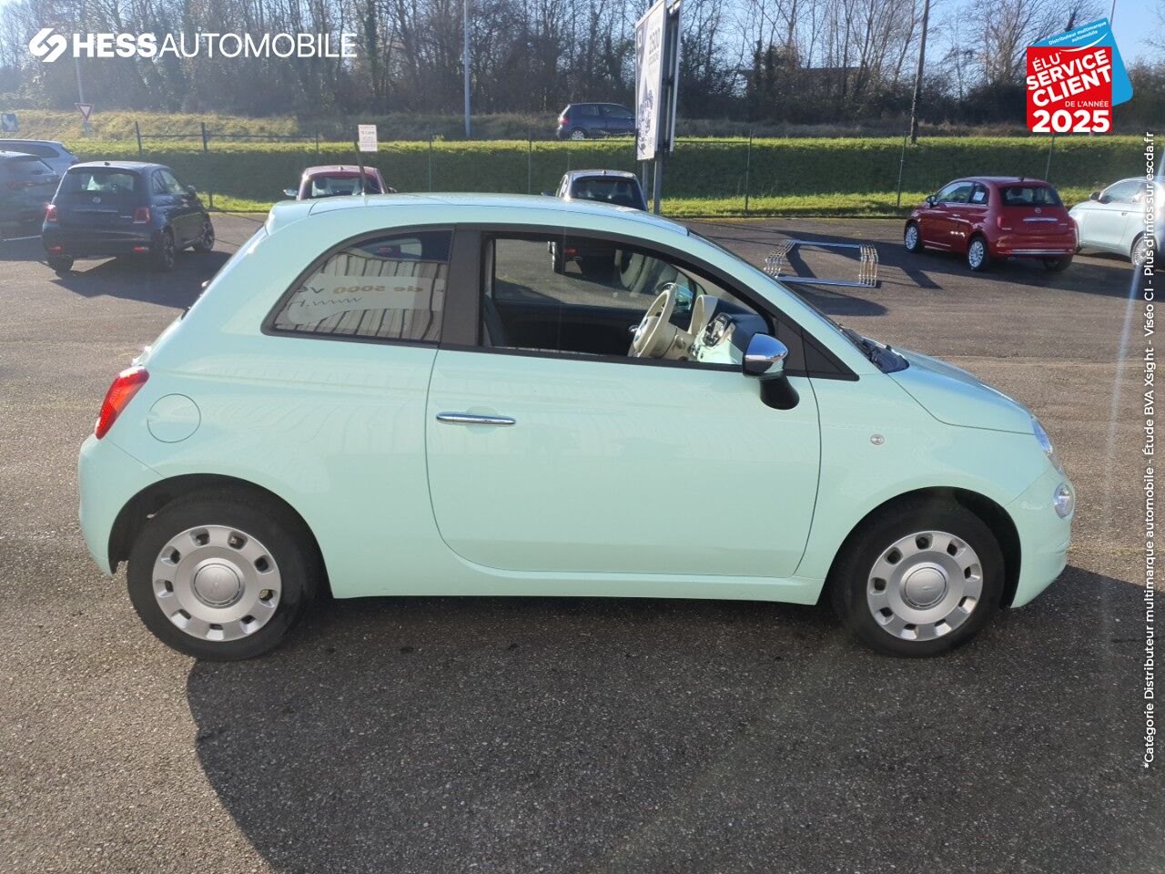 Véhicule d'occasion FIAT 500 1.2 8V 69CH ECO PACK POPSTAR chez Fiat Huningue