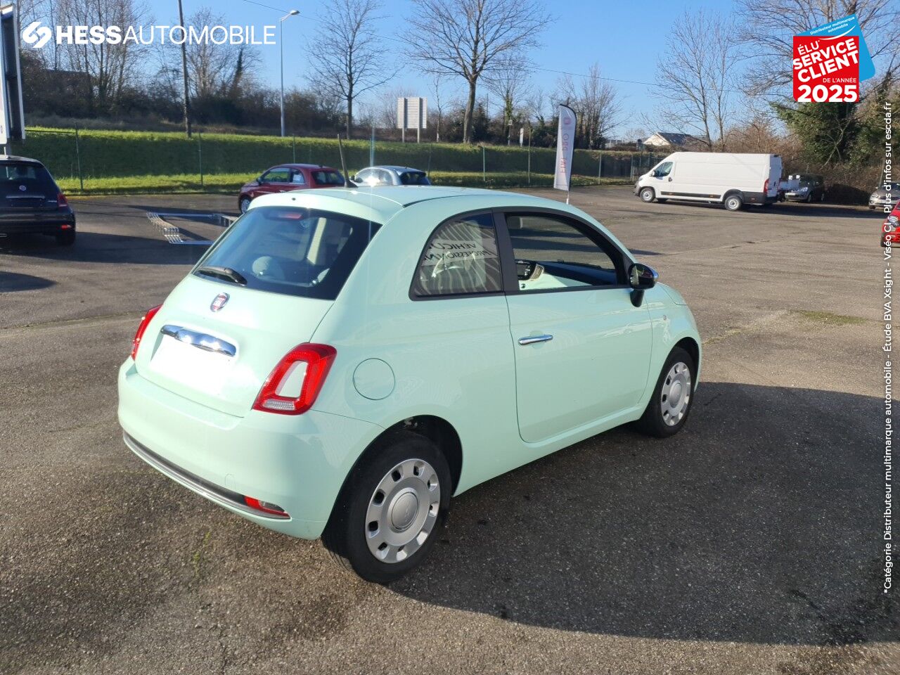 Véhicule d'occasion FIAT 500 1.2 8V 69CH ECO PACK POPSTAR chez Fiat Huningue