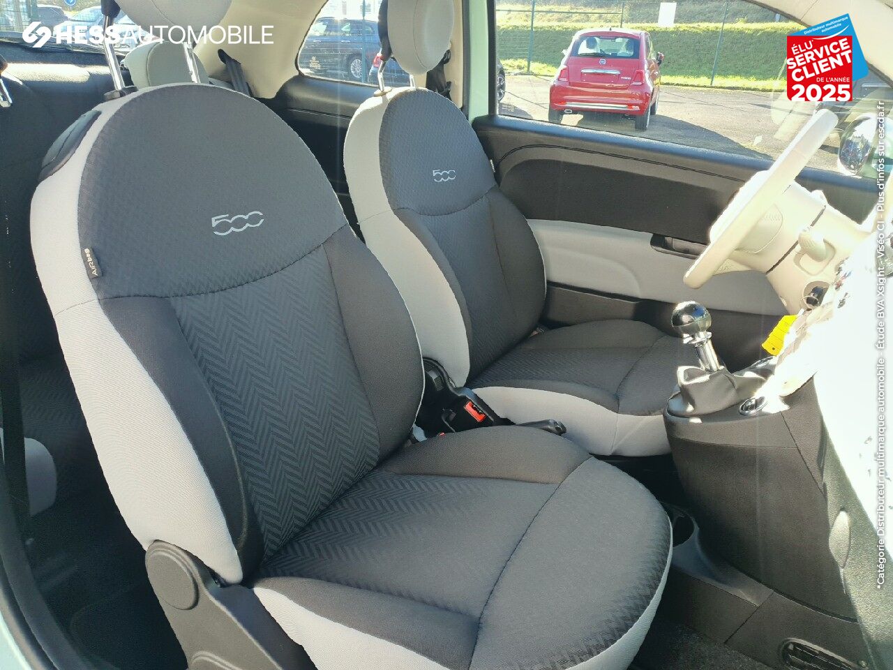 Véhicule d'occasion FIAT 500 1.2 8V 69CH ECO PACK POPSTAR chez Fiat Huningue