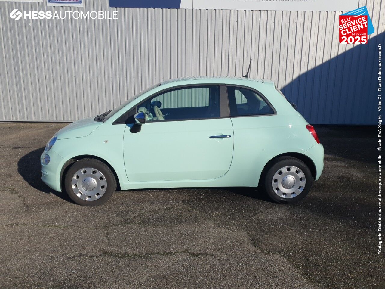Véhicule d'occasion FIAT 500 1.2 8V 69CH ECO PACK POPSTAR chez Fiat Huningue