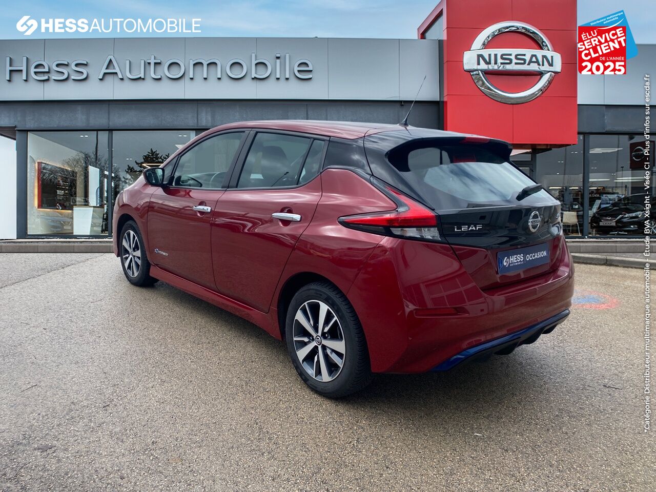 Véhicule d'occasion NISSAN LEAF 150CH 40KWH ACENTA GPS CAMERA chez Nissan Besançon