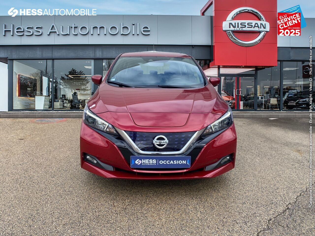Véhicule d'occasion NISSAN LEAF 150CH 40KWH ACENTA GPS CAMERA chez Nissan Besançon