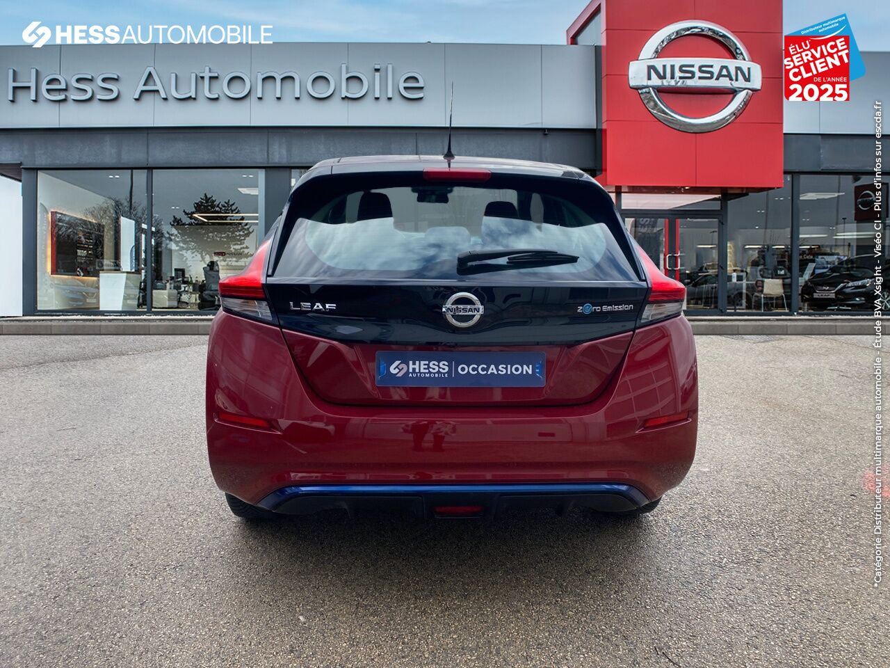 Véhicule d'occasion NISSAN LEAF 150CH 40KWH ACENTA GPS CAMERA chez Nissan Besançon