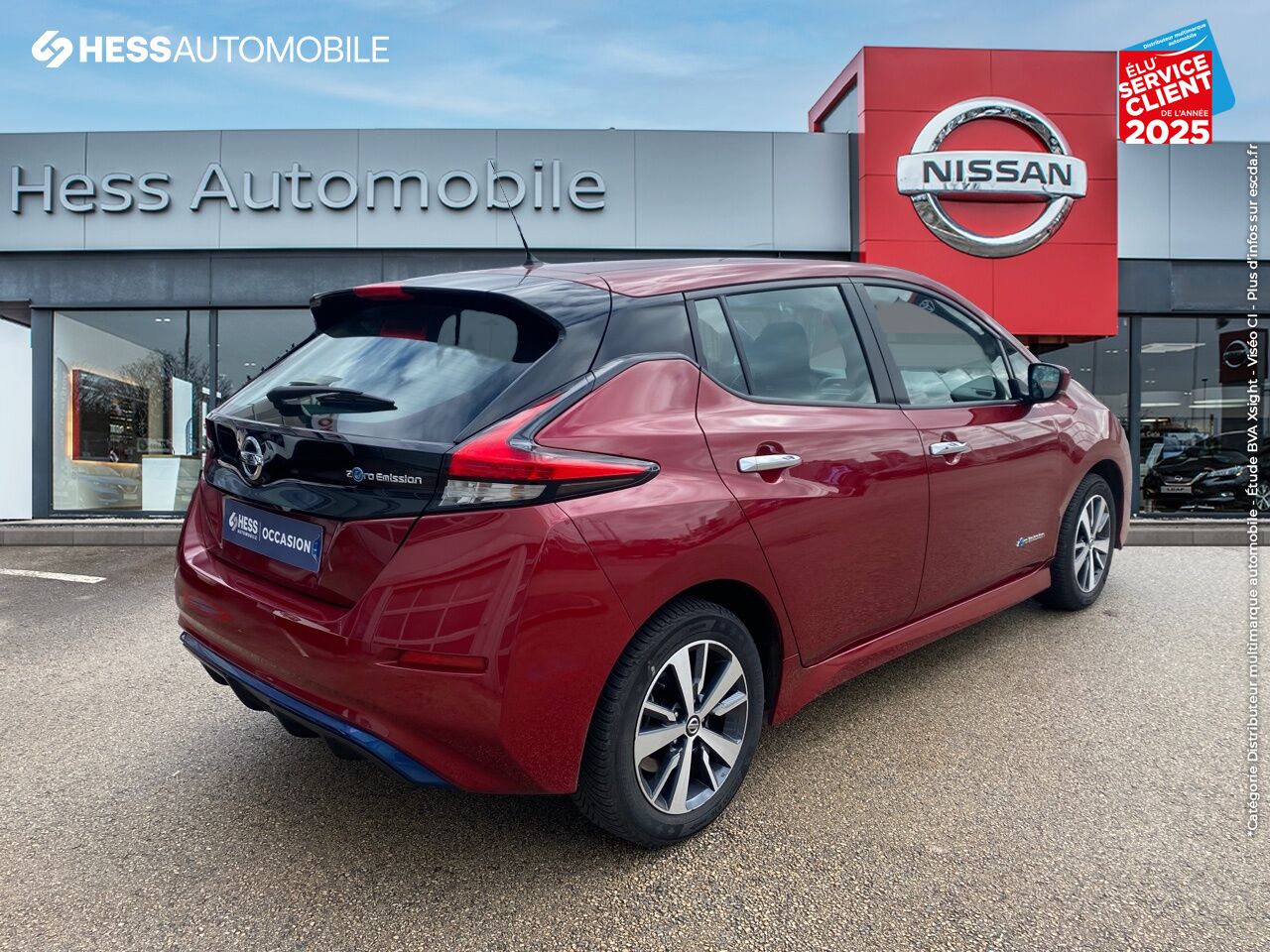 Véhicule d'occasion NISSAN LEAF 150CH 40KWH ACENTA GPS CAMERA chez Nissan Besançon