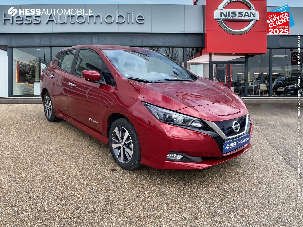 Véhicule d'occasion NISSAN LEAF 150CH 40KWH ACENTA GPS CAMERA chez Nissan Besançon