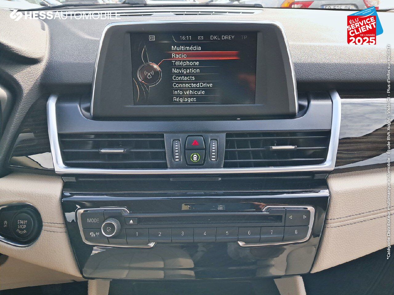 Véhicule d'occasion BMW SERIE 2 ACTIVETOURER 218D XDRIVE 150CH LUXURY SIEGES CUIR CAMERA chez BMW Besançon