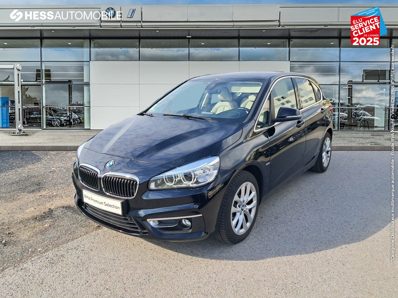 Véhicule d'occasion BMW SERIE 2 ACTIVETOURER 218D XDRIVE 150CH LUXURY SIEGES CUIR CAMERA chez BMW Besançon