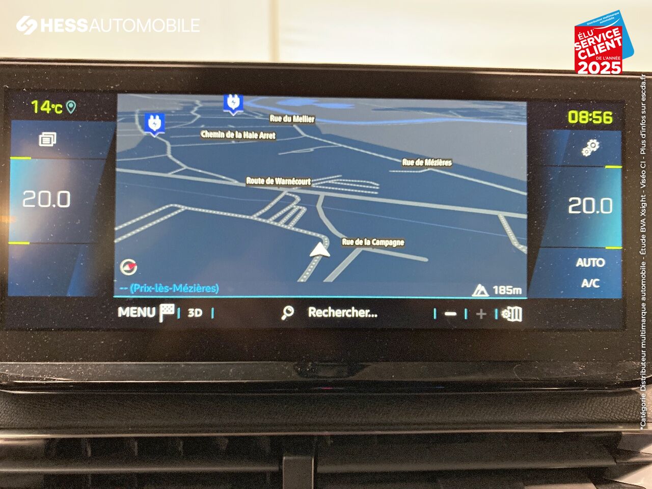 Véhicule d'occasion PEUGEOT 3008 HYBRID 225CH GT E-EAT8 LED GPS CAMERA RADAR AV/AR chez Peugeot Charleville